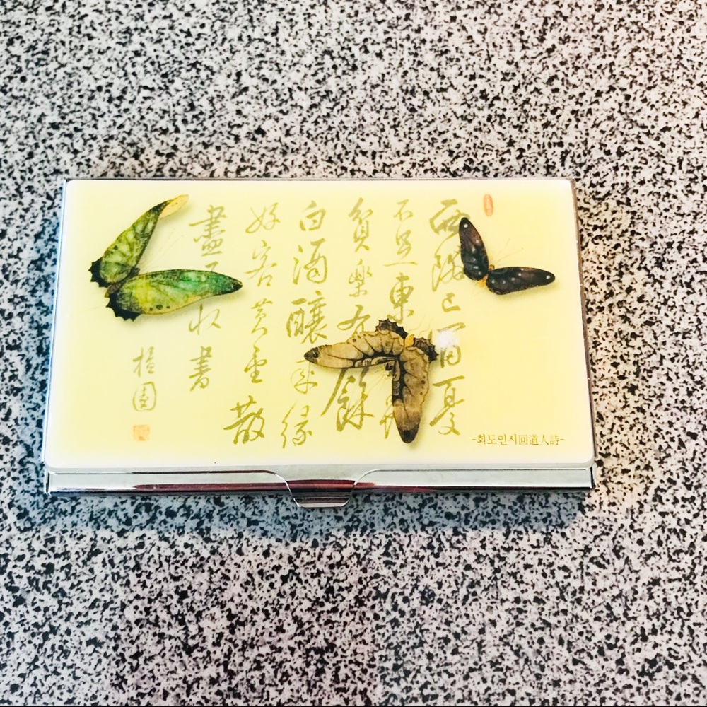 BUSINESS CARD CASE GIFT FROM KOREAN AIR